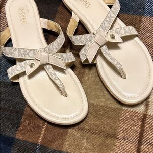 Michael Kors Beige and Light Brown Sandals